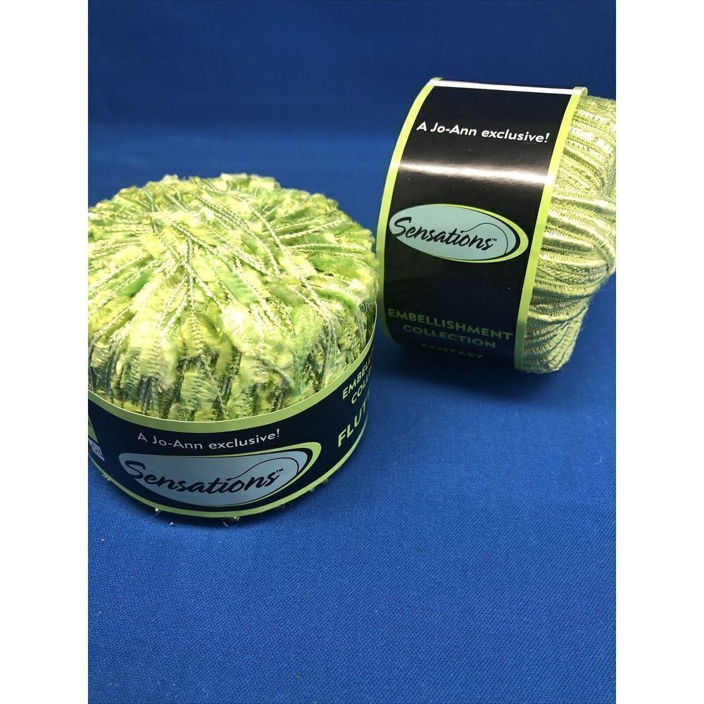Sensations Embellishments Collection Fantasy green #9 And Flutterby green #15 2o